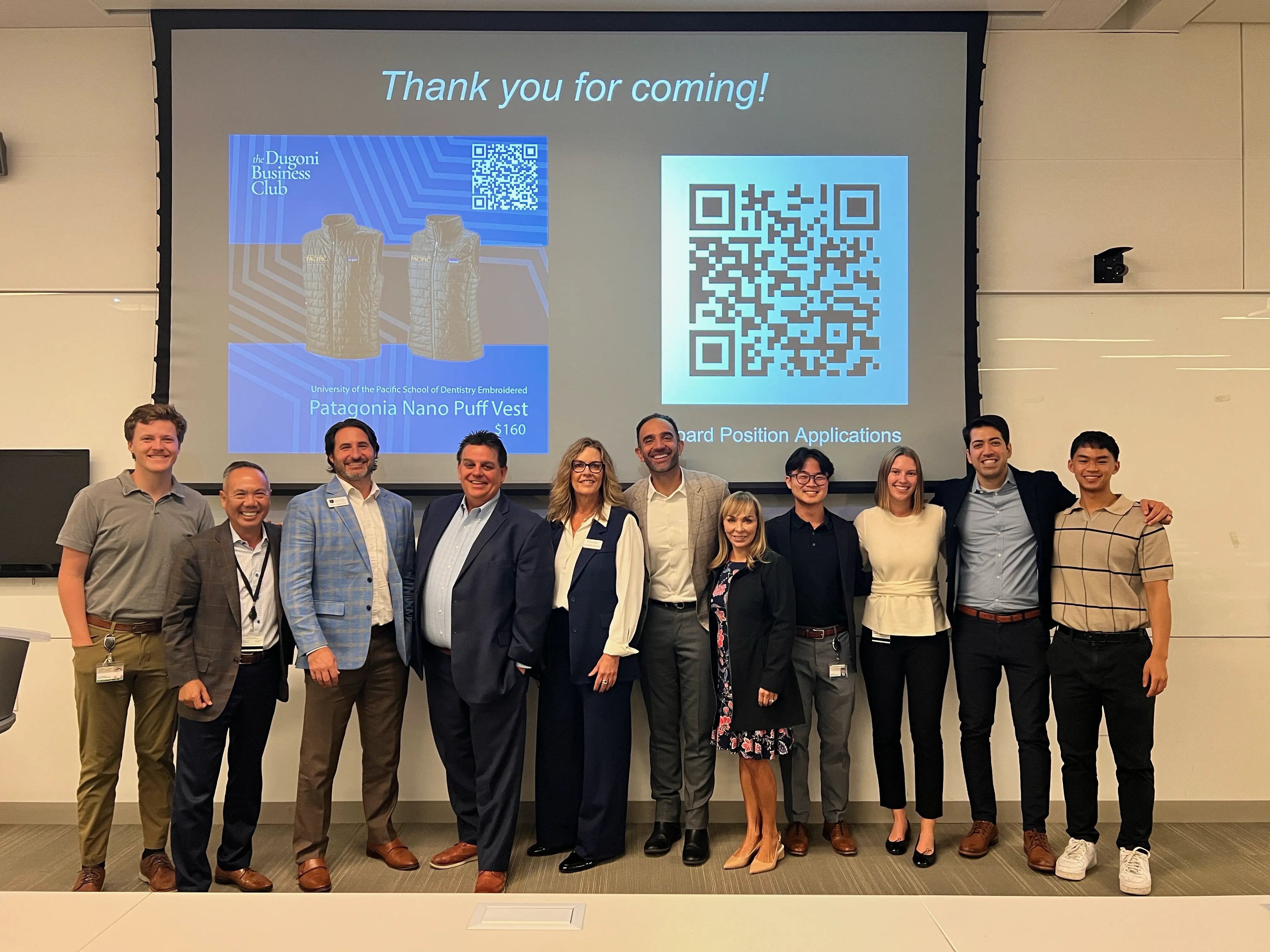 Dr. Njo with a team at a professional gathering.