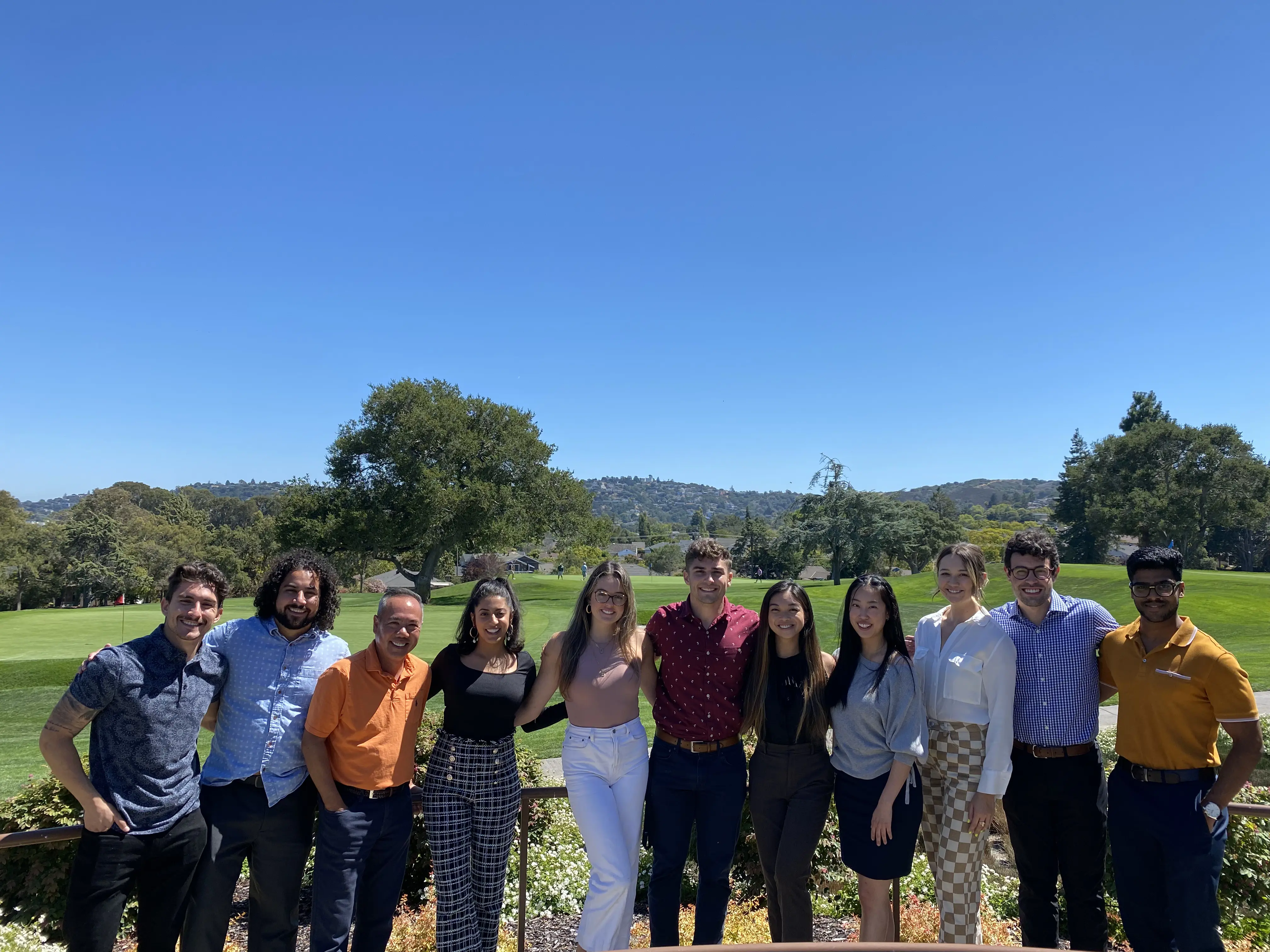 Dr. Njo sharing a moment with peers.