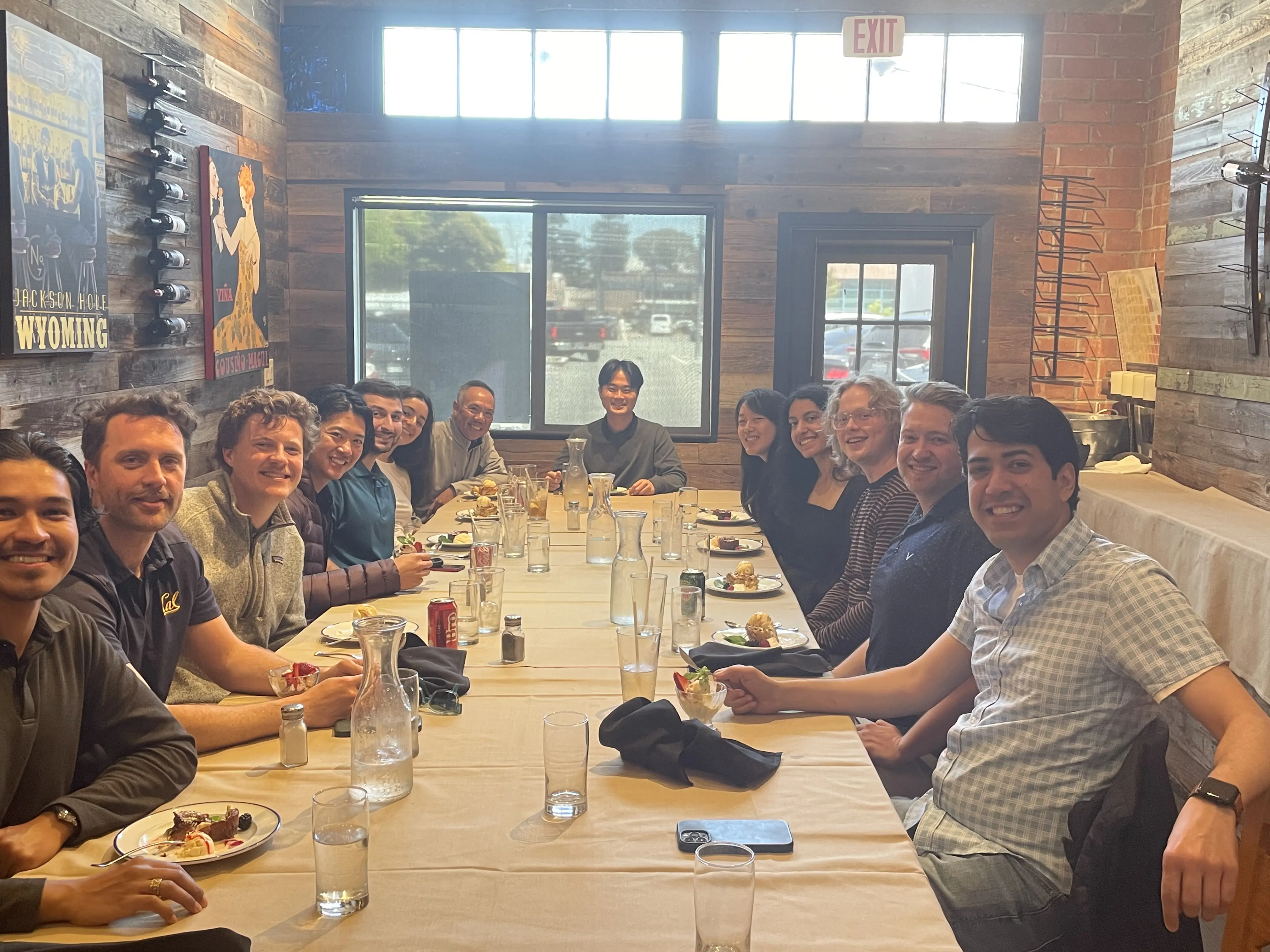 Dr. Njo with attendees at a leadership gathering.