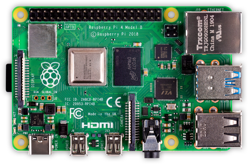 Raspberry Pi 4 Mini Kompüteri 2GB