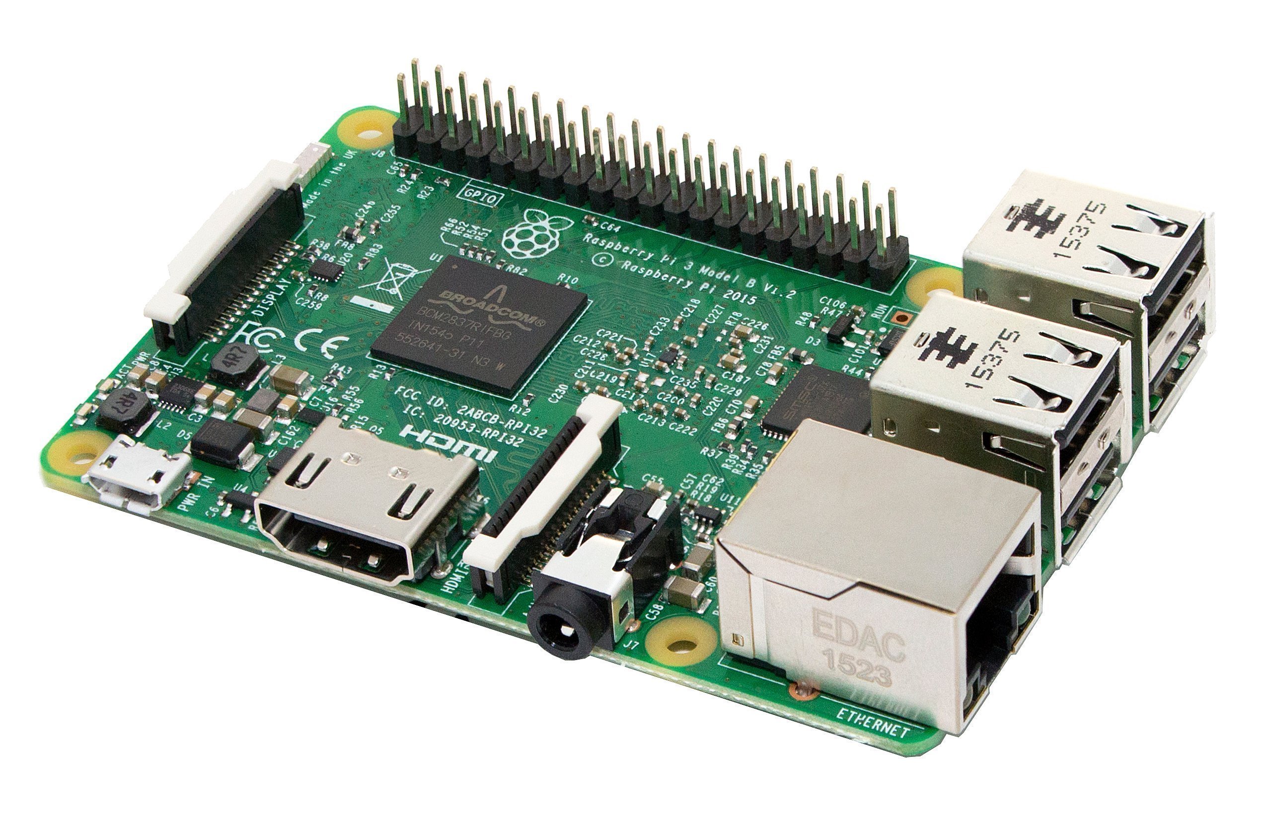 Raspberry Pi 3 Model B Mini Kompüteri