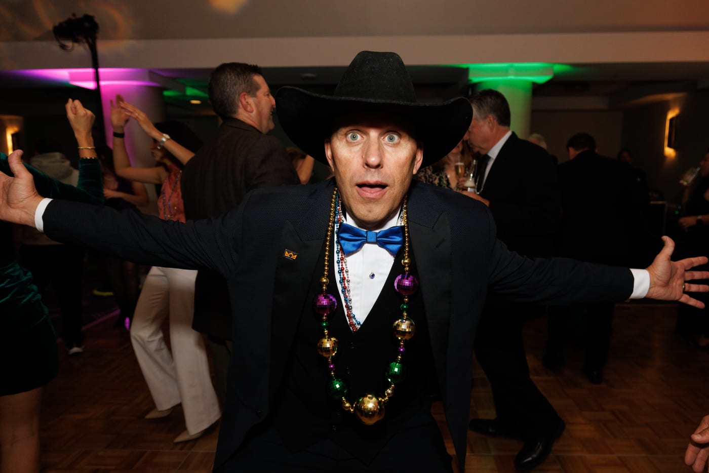 Guest dancing on the dance floor at the 2025 Advocacy Auction