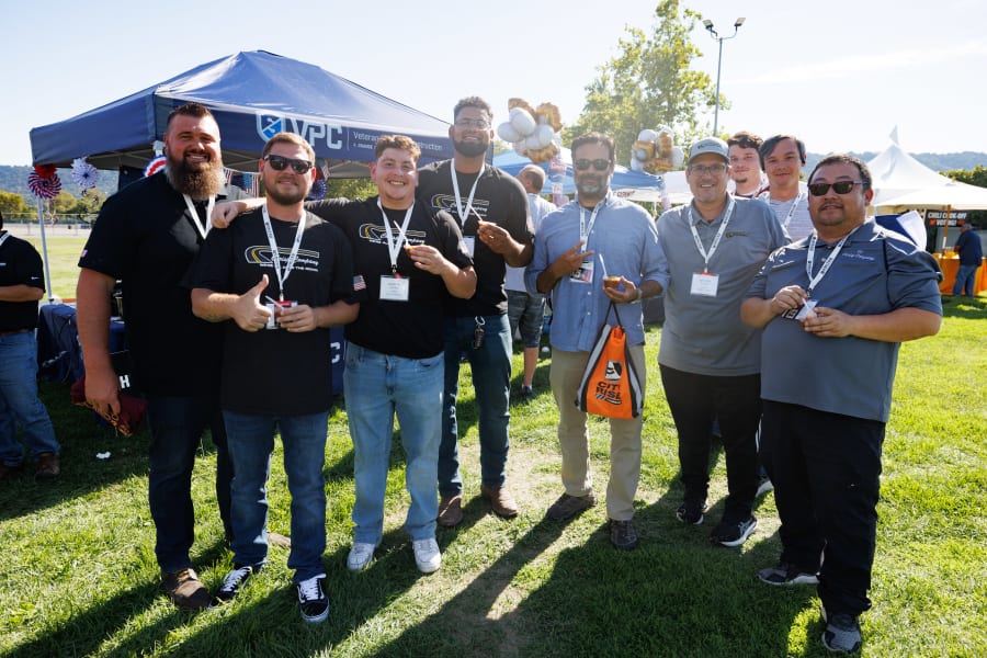 Guests gathered at a past UCON BBQ & Chili Cook-Off