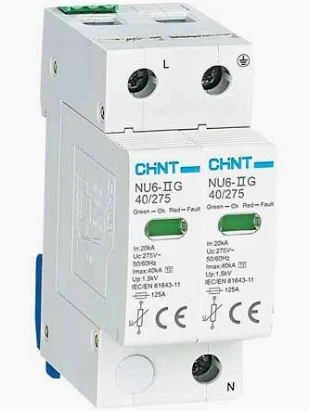 Chống sét AC NU6 II 2P 40KA 385V (CHINT)