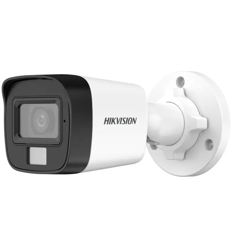 Hikvision 2MP Smart Hybrid Light Audio Fixed Mini Bullet Camera with mic and minimum LED light
