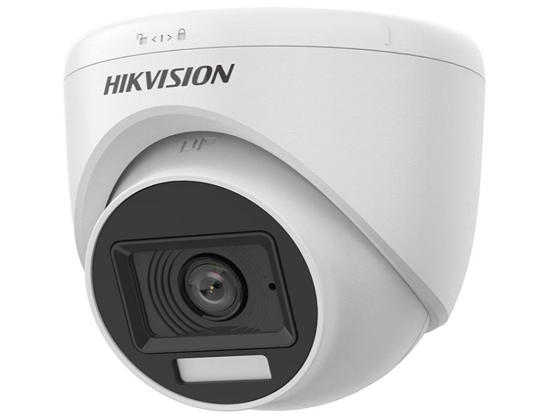 Hikvision 2MP Smart Hybrid Light Audio Fixed Mini Dome Camera with mic and minimum LED light