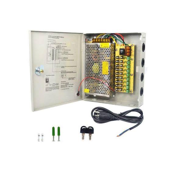 CCTV 8 channel power supply (boxed)