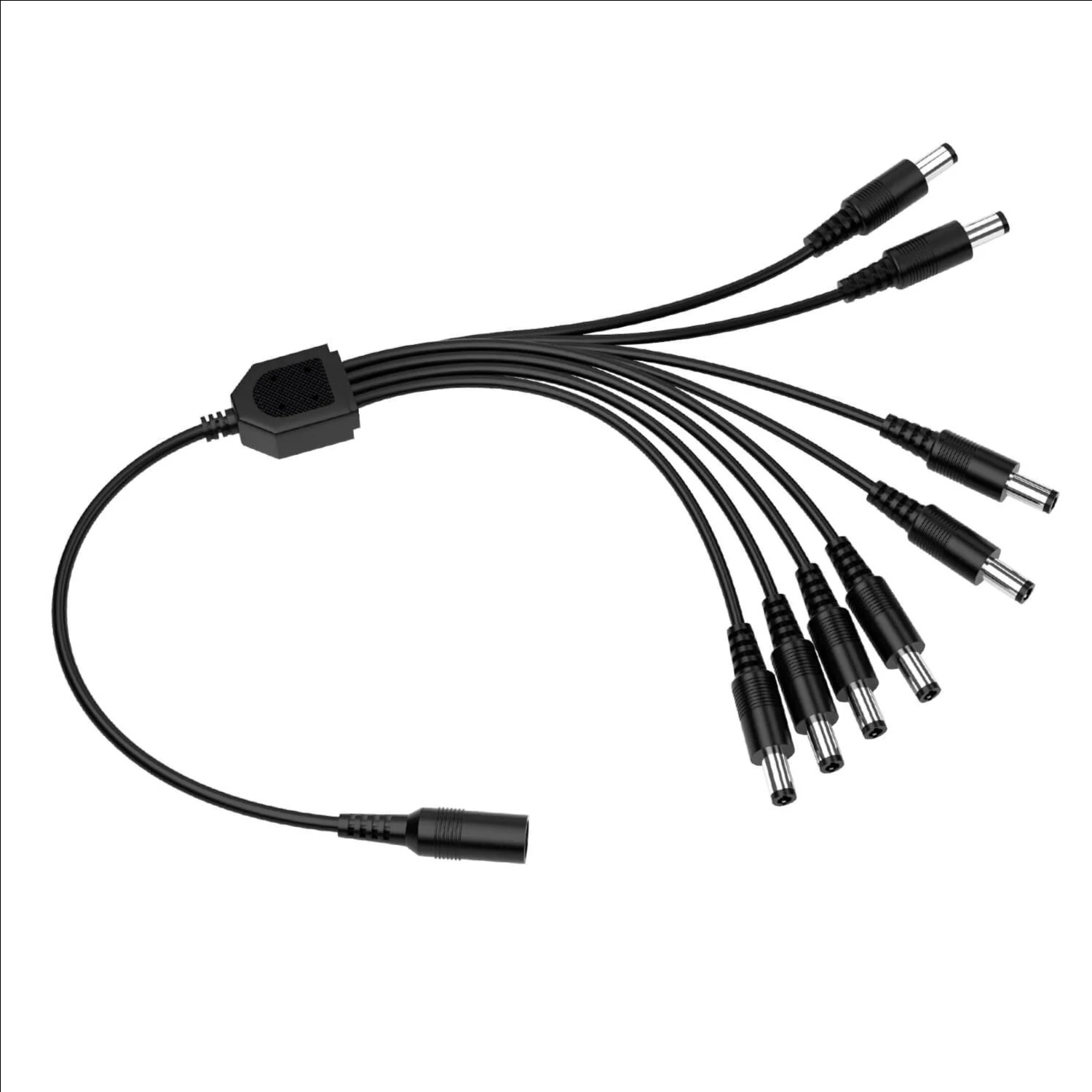 Dc power Splitter Cable 1 Female To 4 Male Y-Shaped Adapter (12v)