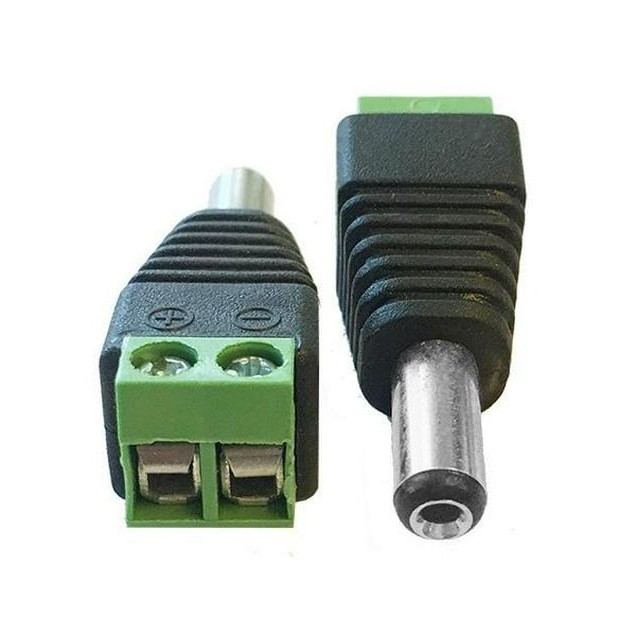 DC Terminal to 2.1mm  male Jack Adapter (CCTV)  