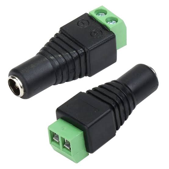 DC Terminal to 2.1mm  female Jack Adapter (CCTV)