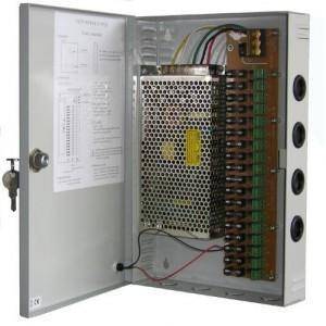 Power supply(boxed) 12V 15A 9 channel switching power box Q-T167