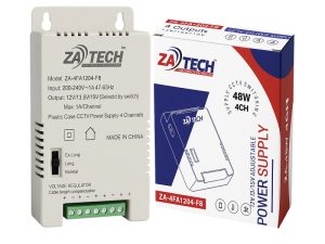 Power supply (Portable) 12v 48W 4 channel adjustable ZA-4FA1204-F8 
