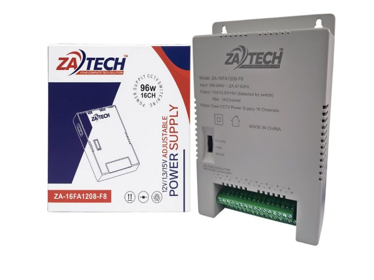 Power supply (Portable) 12v 96W 16 channel adjustable ZA-16FA1208-F8