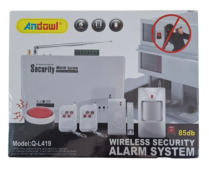 Alarm system wireless GSM alarm combo Q-L419
