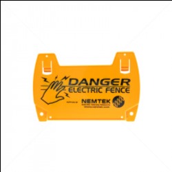 Nemtek fence accessories warning sign