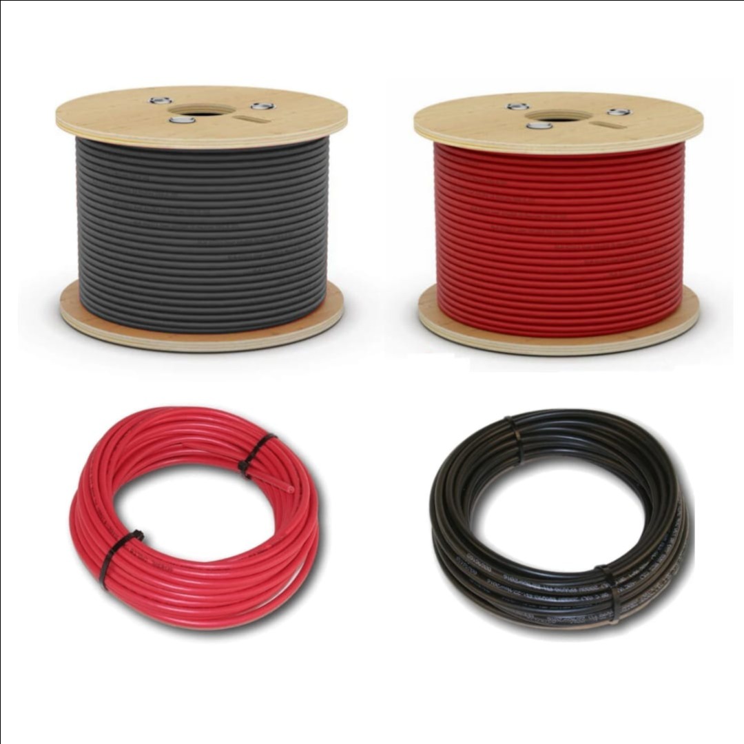 Solar Cable 6mm (BLACK)-1000m roll