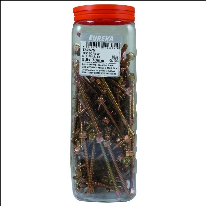 TEK Screws with bonded washer per pack(200)