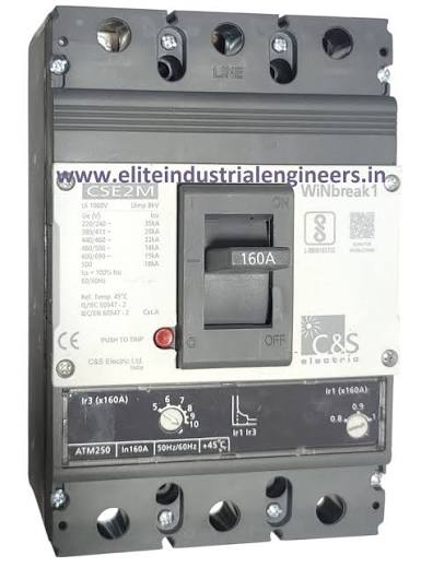 150A AC breaker CBI MCCB J25S 150A 3P 25KA 105MM 415V HYD/MAG MIXED LOAD JSO0150