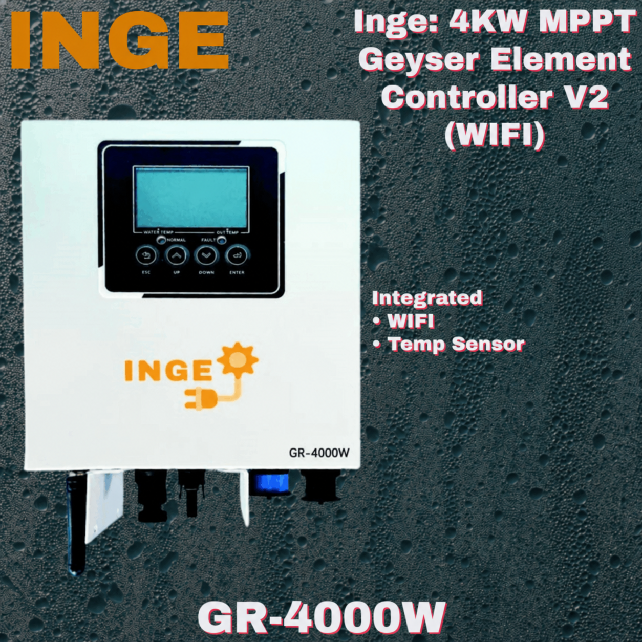 Inge: 4KW MPPT Geyser Element Controller V2 (WIFI) (GR4000W)