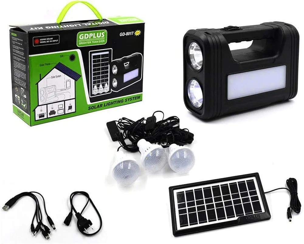 GD PLUS Torch-Multifunctional solar portable lamp