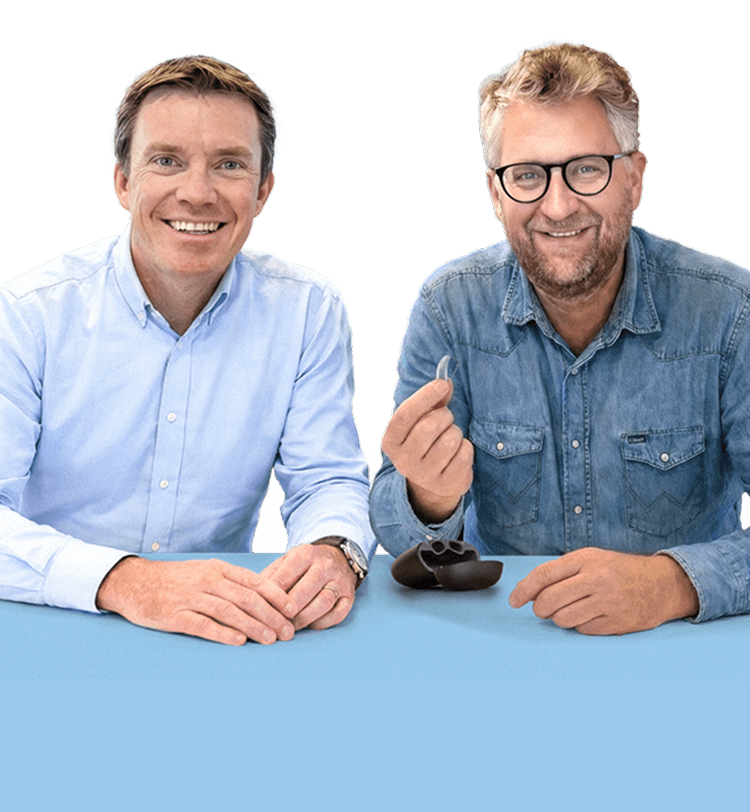 Dr. Marco Vietor and Paul Crusius, founders of hear.com