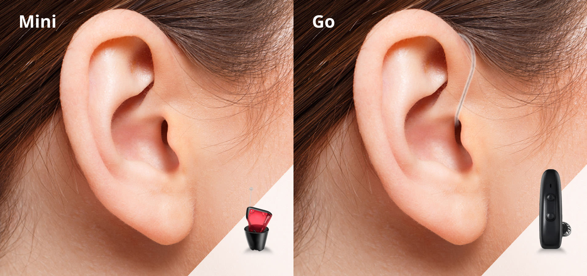 horizon Mini IX and Go in ear
