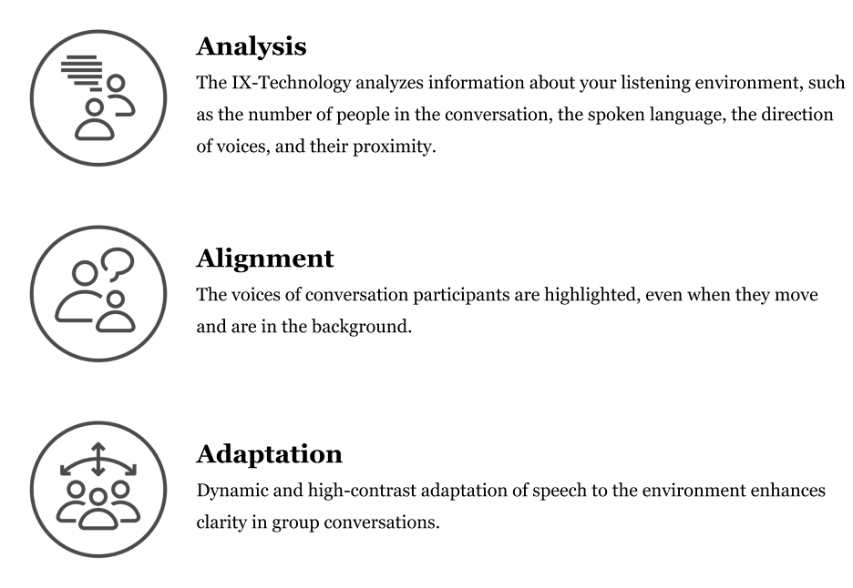 Analysis, alignment and adjustment Signia Silk