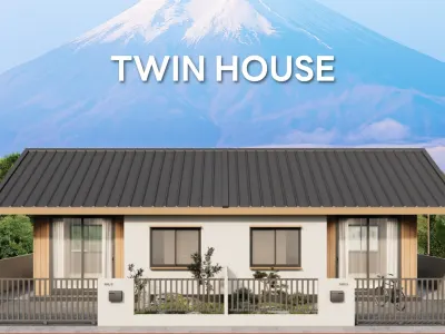 บ้านแฝด 1 ชั้น บ่อวิน