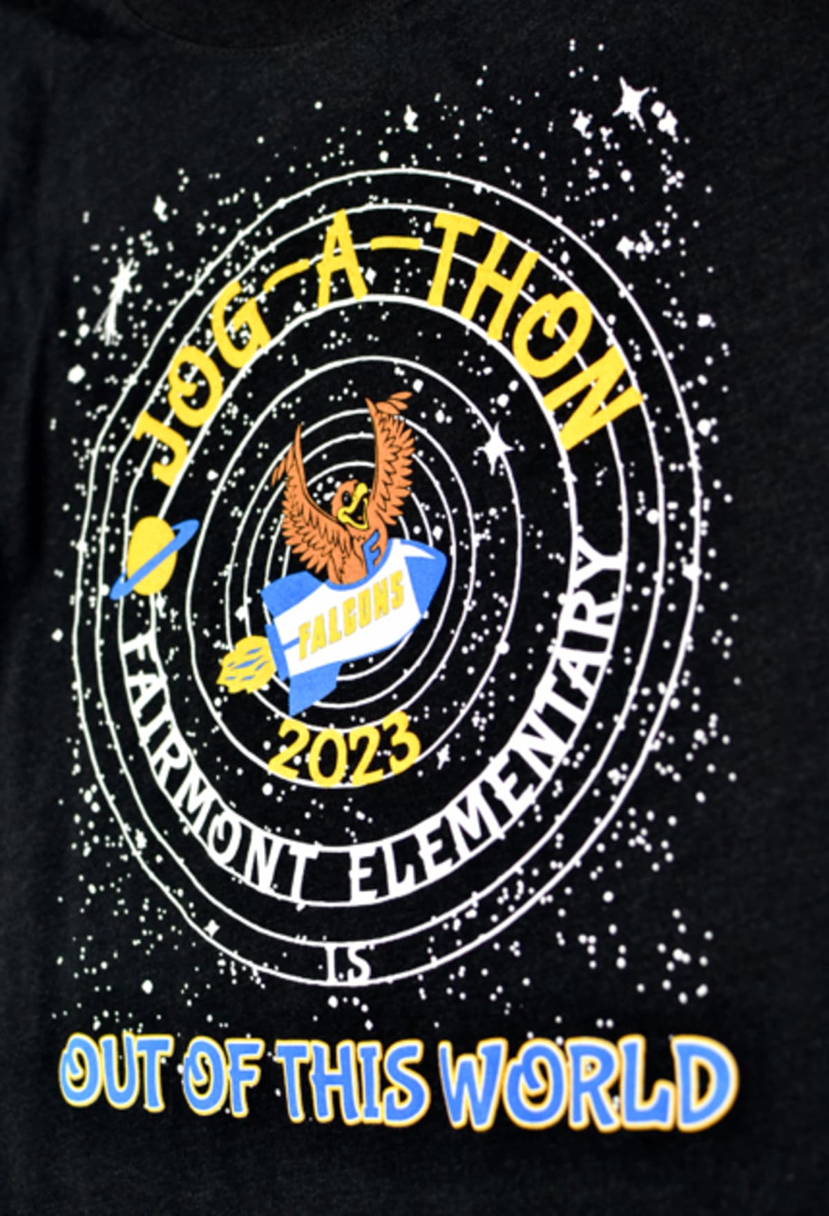 Jogathon shirts for Fairmont Elementary in Yorba Linda, California