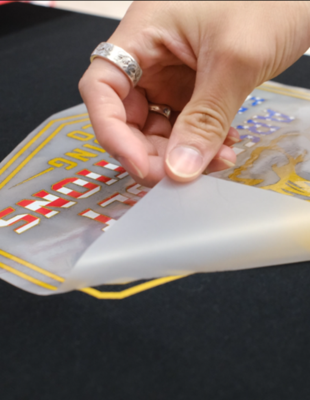 Digital printing closeup