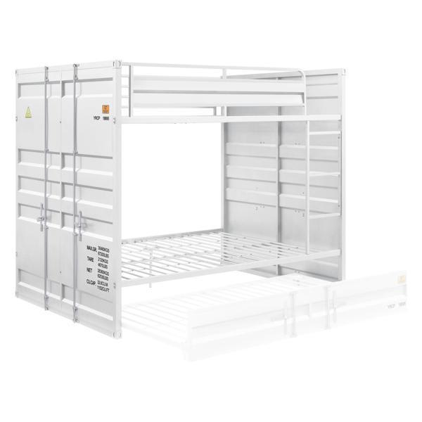 Cargo Full - Full Bunk Bed - White Finish 