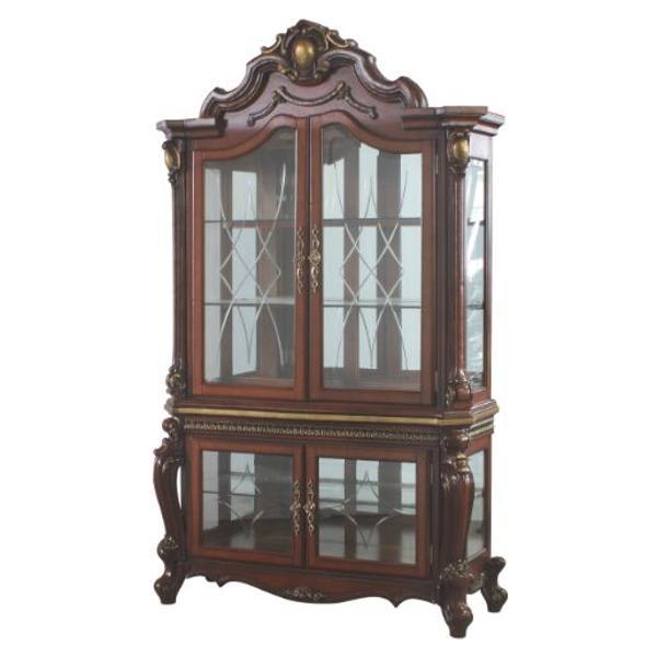 Picardy Curio - Honey Oak Finish 