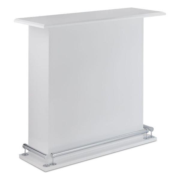 Kite Bar Table - White High Gloss Finish 
