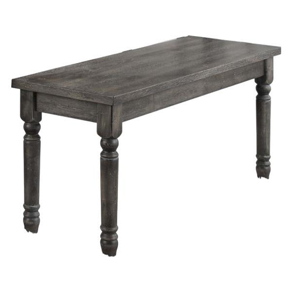 Wallace Bench - Weathered Gray Finish 