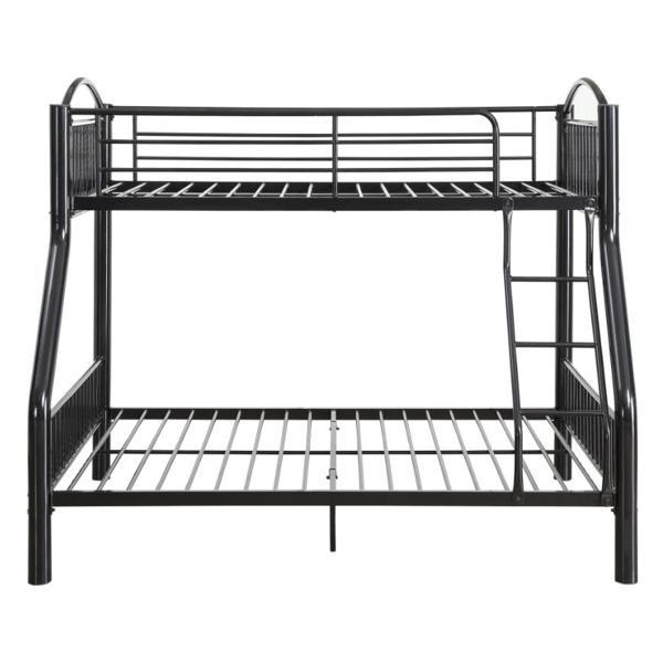 Cayelynn Twin - Full Bunk Bed - Black Finish 