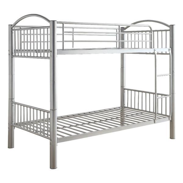 Cayelynn Twin - Twin Bunk Bed - Silver Finish 