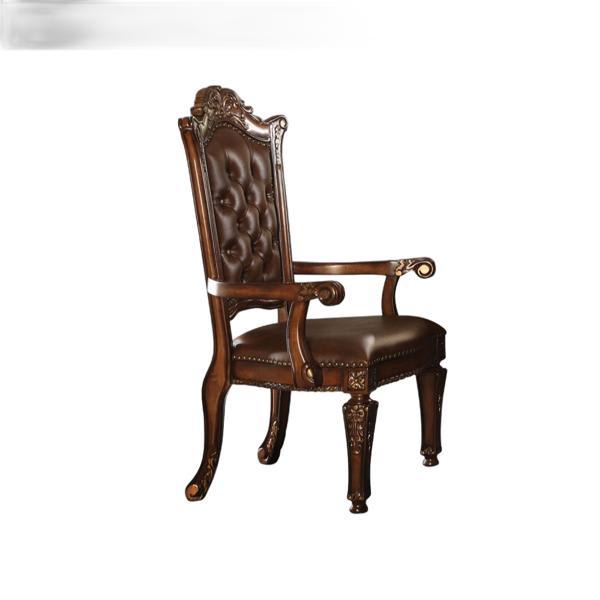 Vendome Executive Office Chair - Synthetic Leather - Cherry Finish Frame 