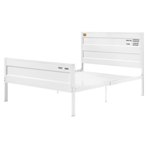 Cargo Full Bed - White Finish 