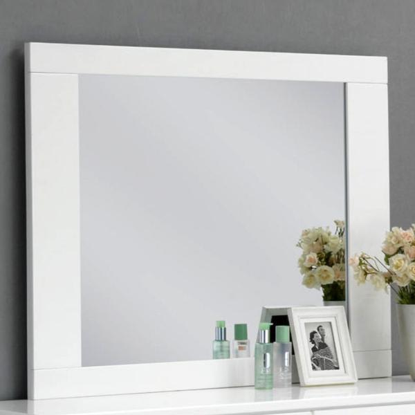 Lorimar Mirror - White Finish Frame 