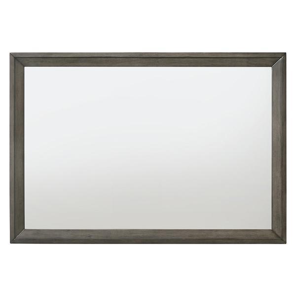 Escher Mirror - Gray Oak Finish Frame 