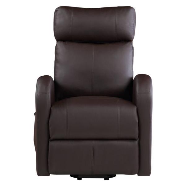 Ricardo - Power Motion Recliner with Lift - Brown Synthetic Leather 
