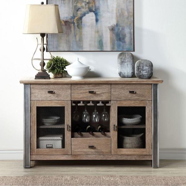 Nathaniel Server - Maple Finish 