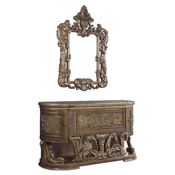 Constantine Server - Brown and Gold Finish 