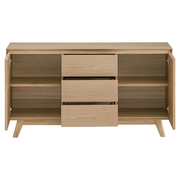 Kasem Server with Oak Finish Top 