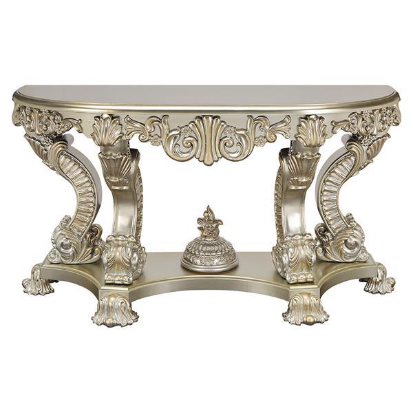 Sorina Sofa Table - Antique Gold Finish 