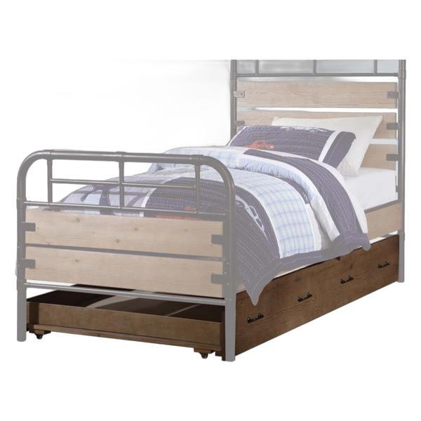 Adams Trundle - Twin - Antique Oak Finish 