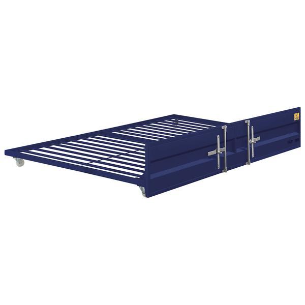 Cargo Trundle - Twin Bed Size - Blue Finish Frame 