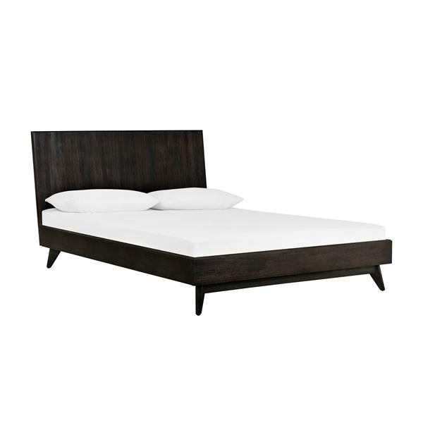 Baly Acacia Mid-Century Platform King Bed 