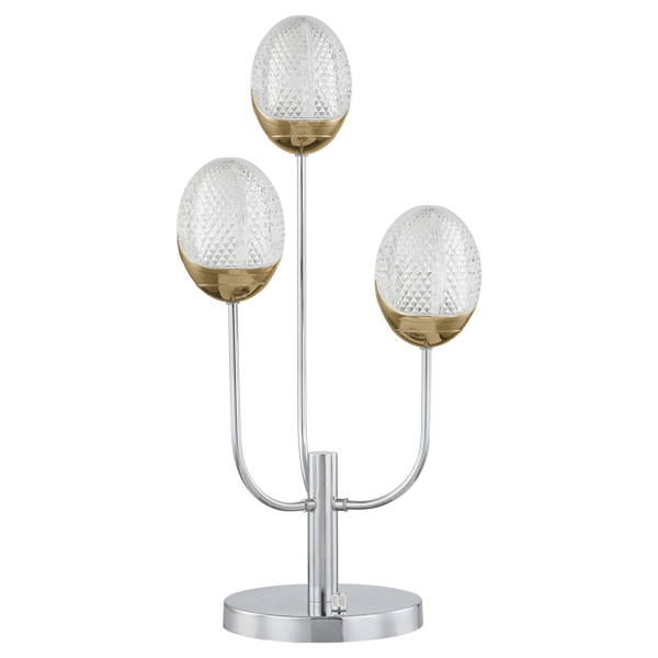 Silvara 25"H Table Lamp - Nickel Finish Metal - Crystal Shade 