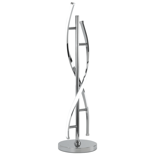 Lucidia 30"H Table Lamp with LED Light - Chrome Finish Metal 